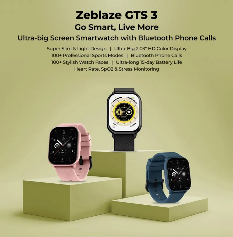 Zeblaze Gts 3 Pro Smart Watch (4)