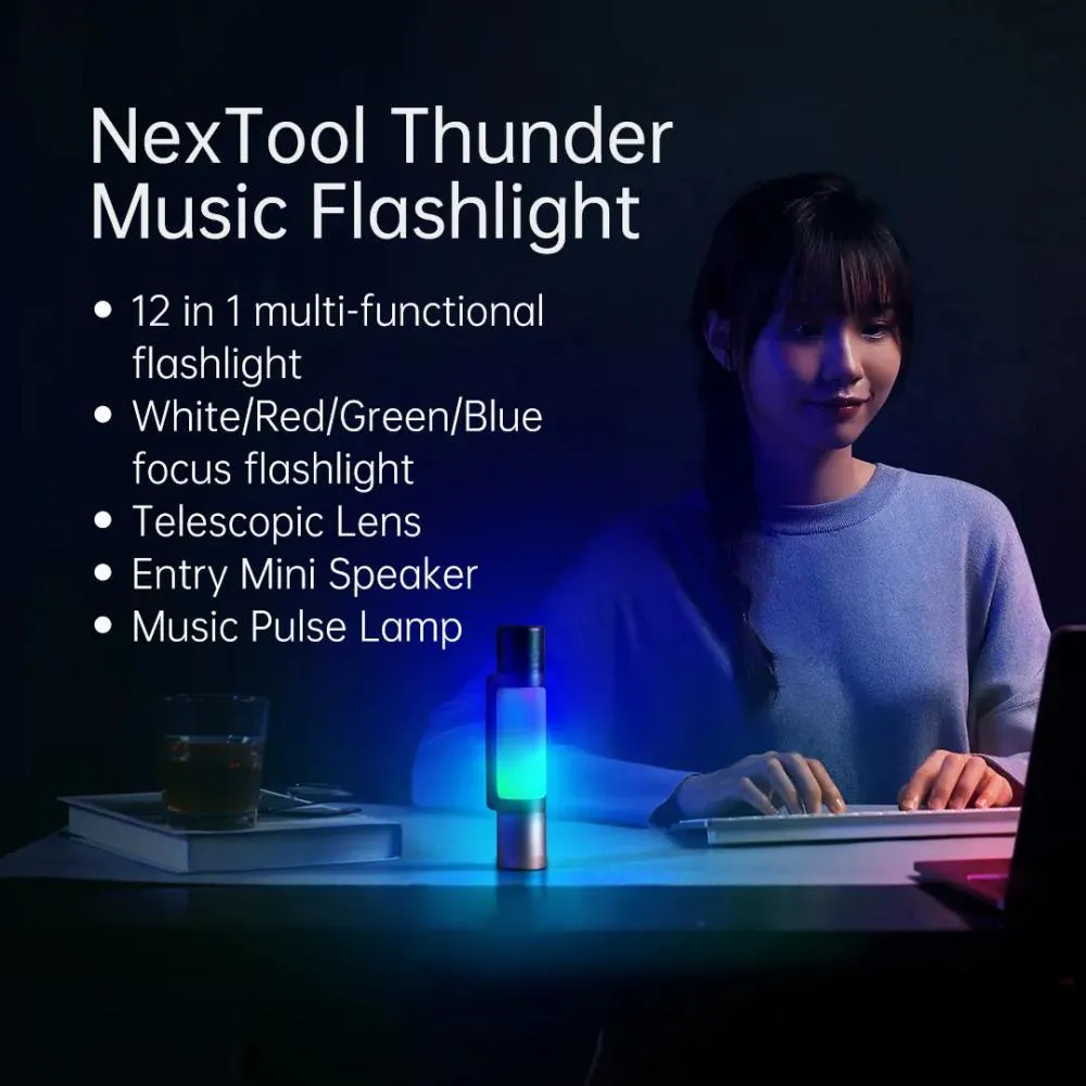 Nextool Outdoor 12 In 1 Thunder Music Flashlight 900lms Ne20161 (2)