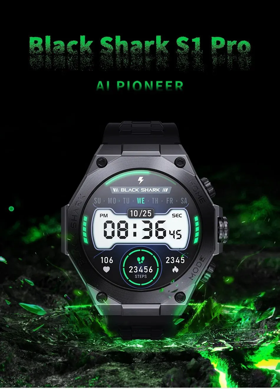 Xiaomi Black Shark S1 Pro Smartwatch With Chatgpt (3)