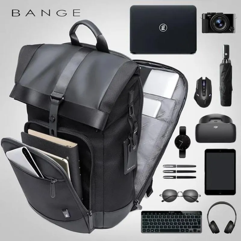 Bange Bg G66 Waterproof Business Shoulders Laptop Backpack 4.webp