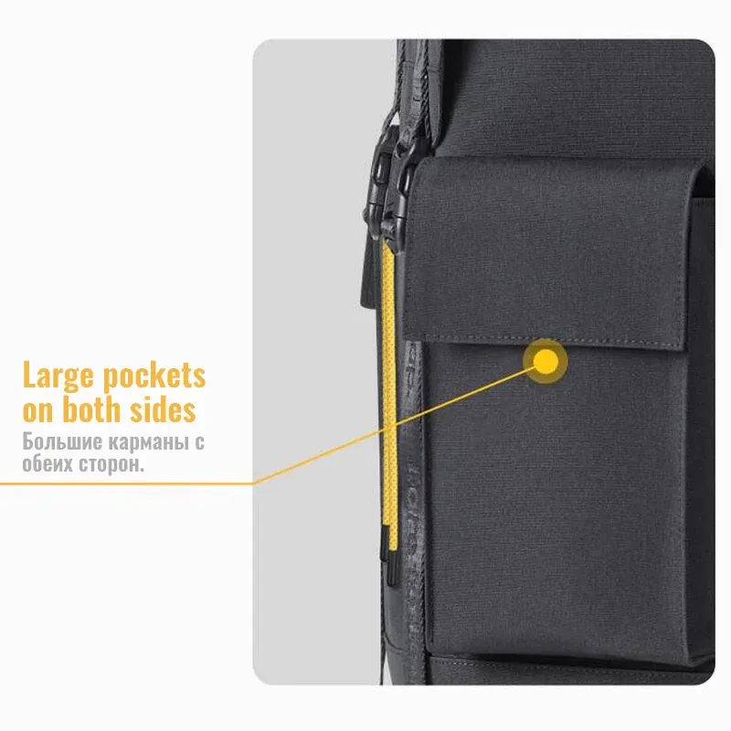 Realme Trendy Backpack Waterproof Fashionable Travel Bag (4)