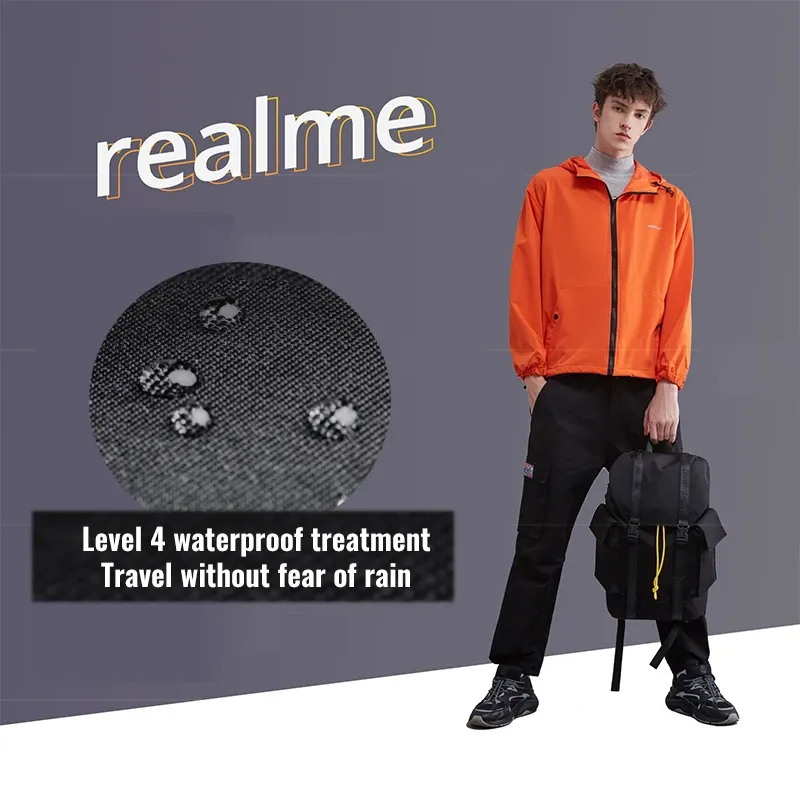 Realme Trendy Backpack Waterproof Fashionable Travel Bag (6)
