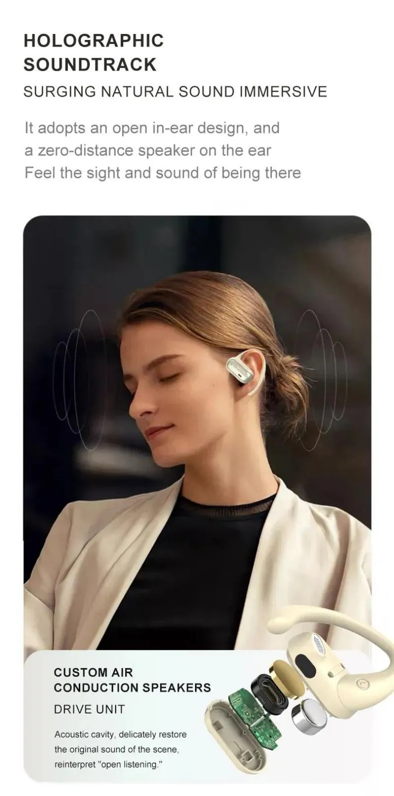 Xiaomi Heyplus Ows Over The Ear Structure Flexible Secure Fit (4)