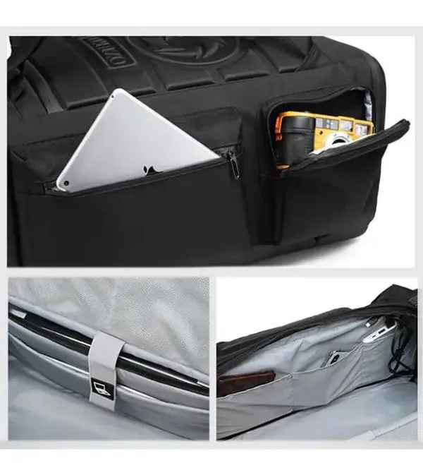 Ozuko 9326 Waterproof Anti Theft Multifunctional Capacity Laptop Travel Backpack (5)
