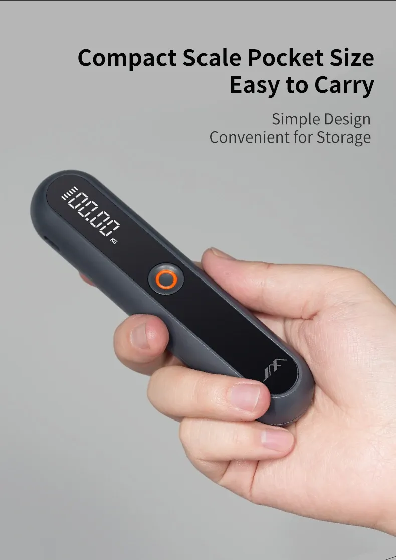 Xiaomi Jm G3701 Jimihome Electric Handheld Rechargeable Portable Digital Luggage Scale (3)