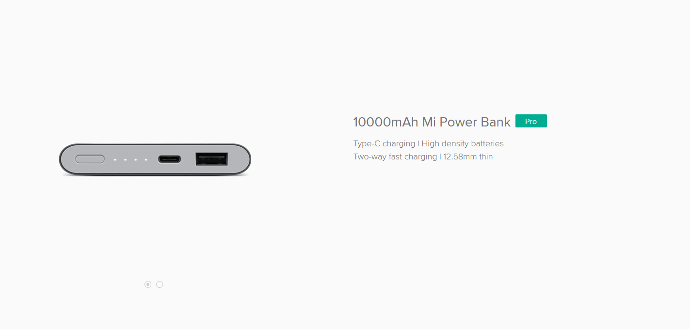 Xiaomi 10000mah Mi Power Bank Pro 