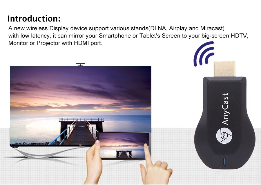 Anycast M4 Plus Wireless Wifi Display Dongle Receiver (3)