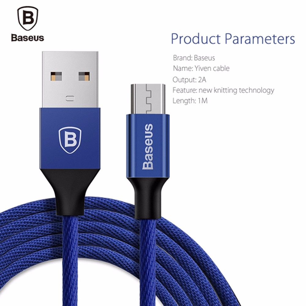 Baseus Yiven Micro Usb Data Charging Braided Cable (2)