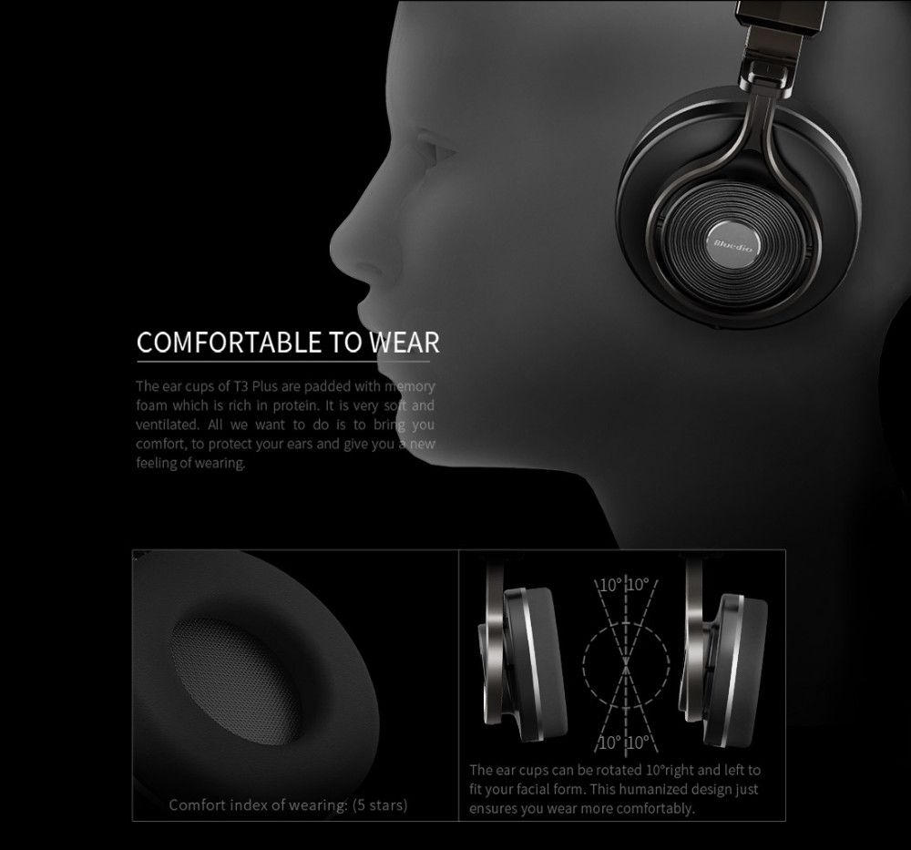 Bluedio T3 Plus Wireless Bluetooth Headphones (13)