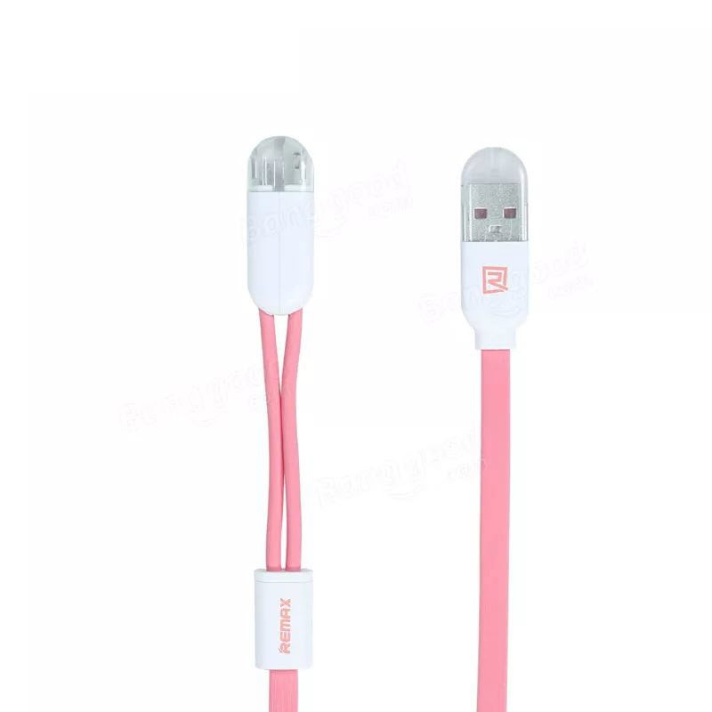Remax Twins Series Rc 025t Cable For Lightning Micro Usb (8)