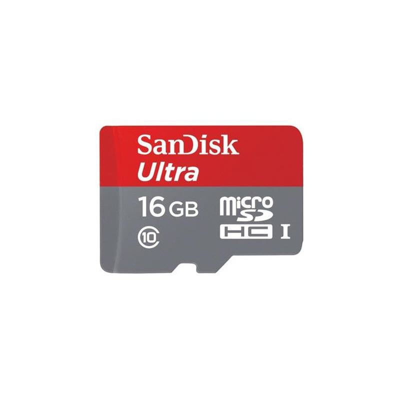 Sandisk 16gb Ultra Microsdhc Uhs I Class 10 Memory Card With Sd Adapter (2)