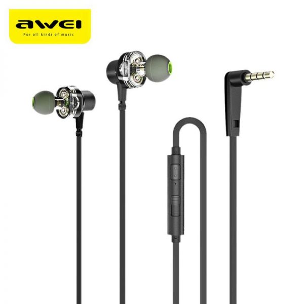 Awei Z1 In Ear Dual Dynamic Earphones (6)