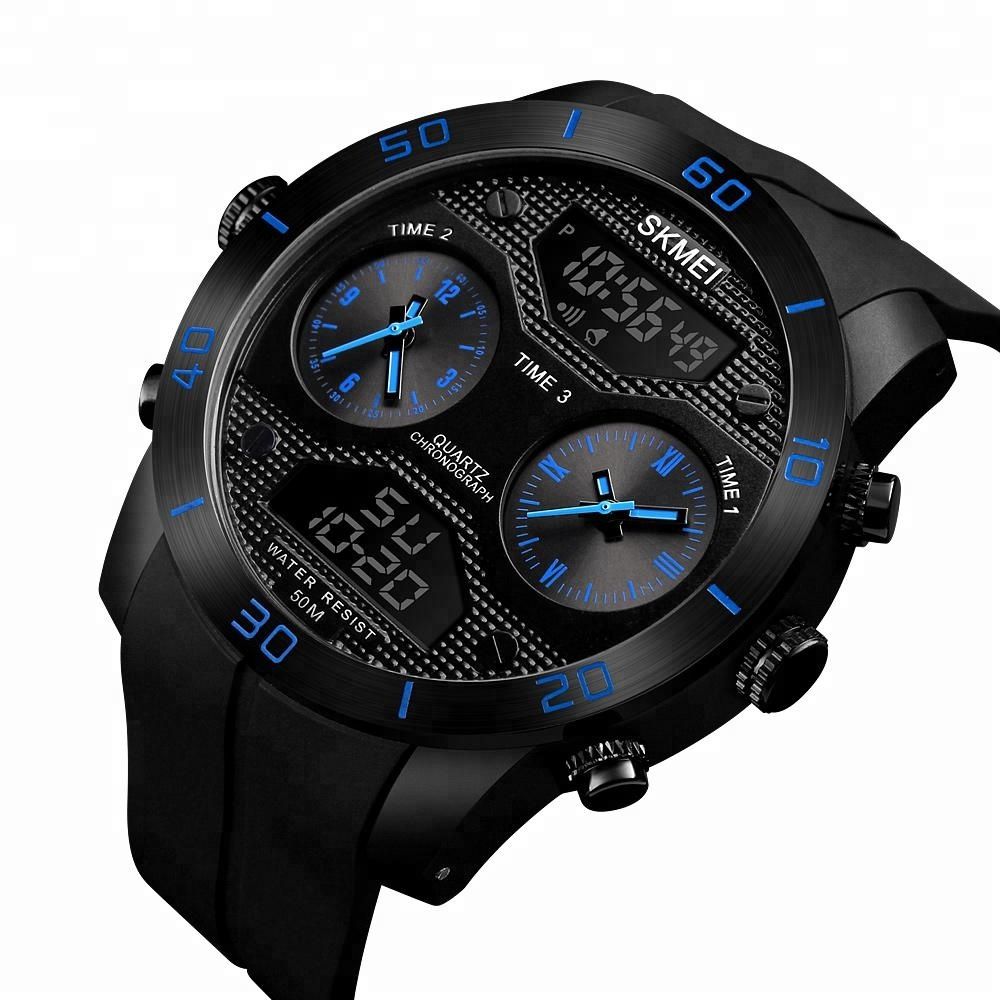 Skmei 1355 Waterproof Chronograph Digital Analog Watch (5)
