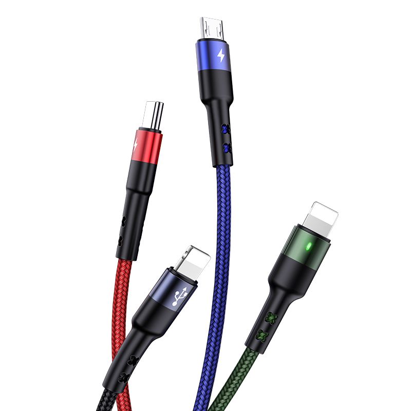 Usams U26 4 In 1 Spring Braided Charging Cable (5)