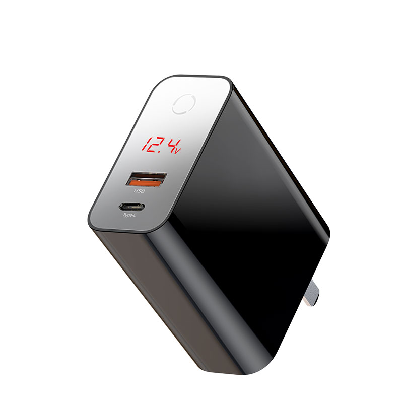 Baseus 45w Smart Shutdown Digital Display Quick Charger