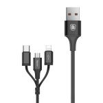 Baseus Excellent 3 In 1 Cable Lightning Type C Microusb (5)