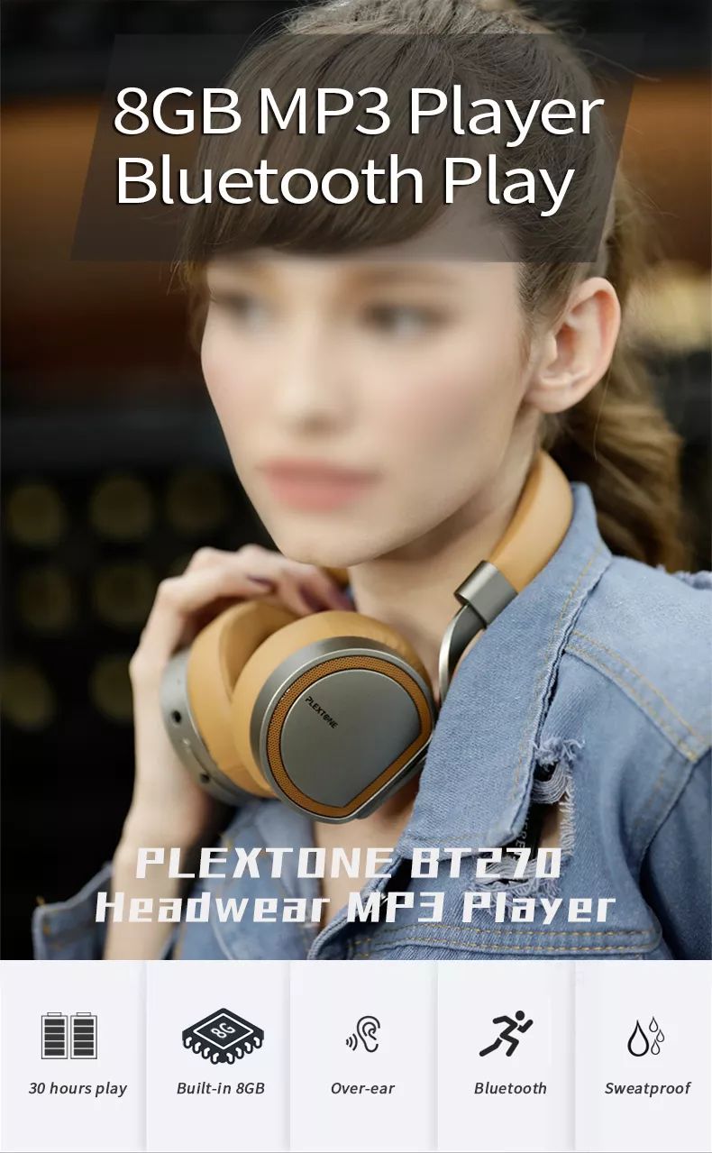 Plextone Bt270 Wireless Bluetooth Headphone (6)