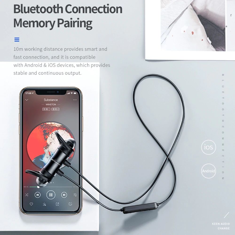 Rock Space Mulody Bluetooth Earphone With 3d Surround (5)