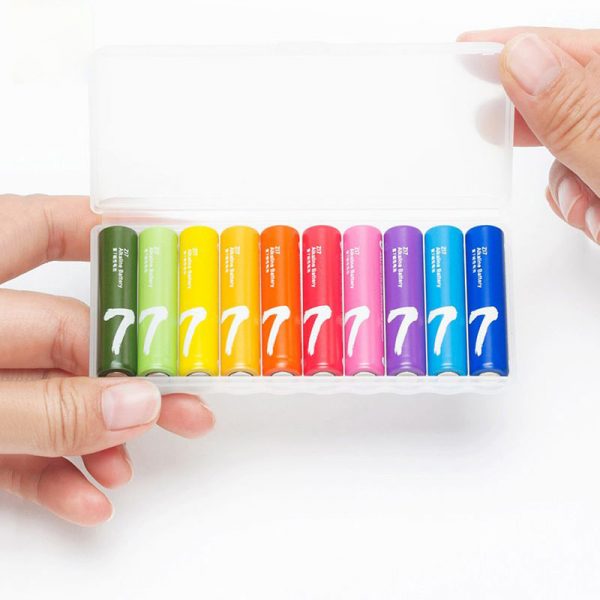 Xiaomi Zmi Rainbow Aaa Alkaline Battery Set 10 Pcs (1)