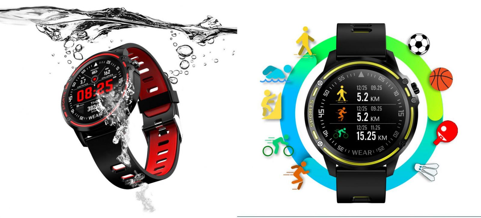 Microwear L8 Full Touch Screen Smart Watch (2)