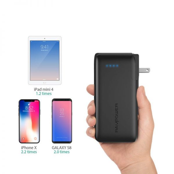 Ravpower Savior Series 10050mah Portable Charger With 2 In 1 Ac Plug (3)