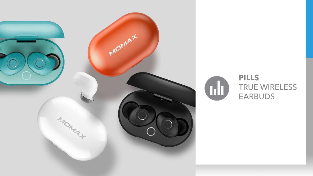 Momax Pills True Wireless Bluetooth Earbuds Charging Case (2)