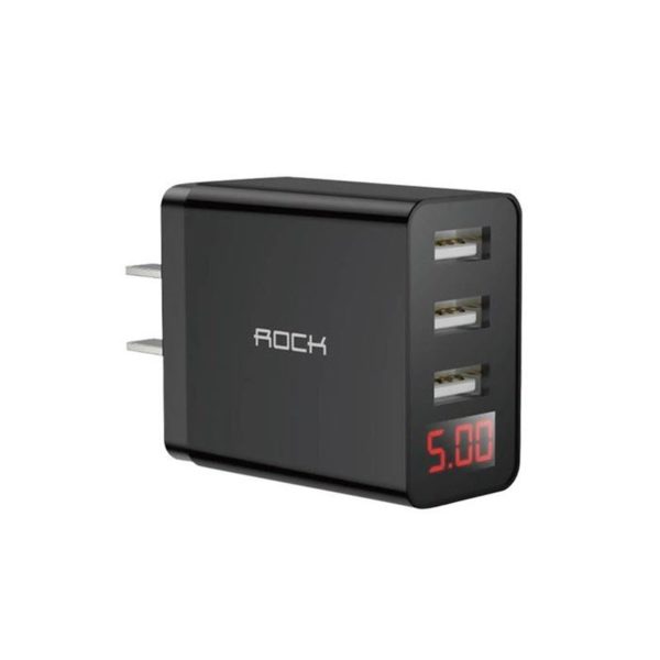 Rock T14 Pro 3 Ports Travel Charger (2)