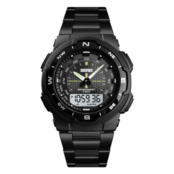 Skmei 1370 Stainless Steel Waterproof Digital Watch For Men (2)
