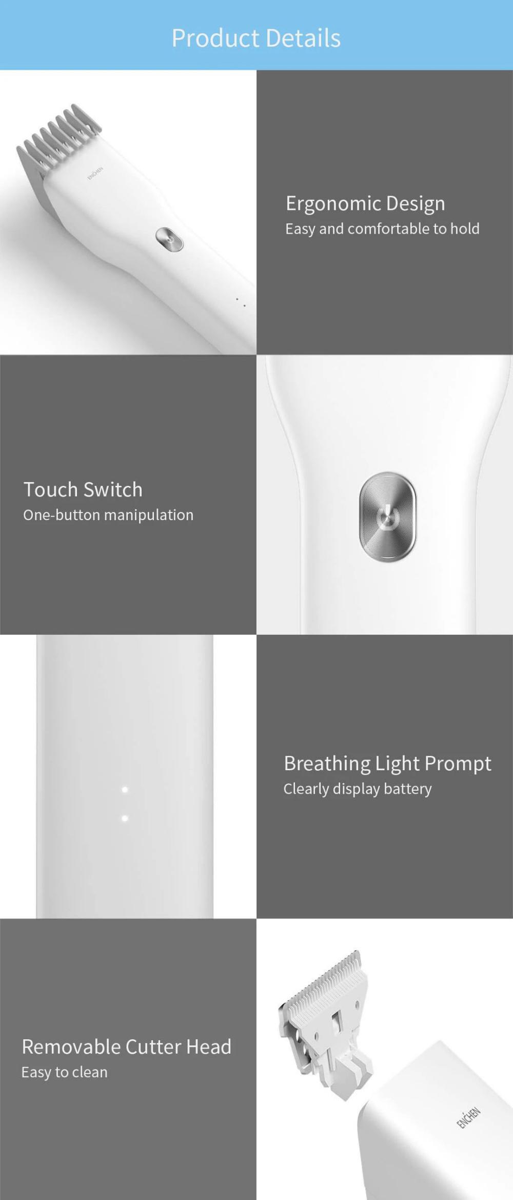 Xiaomi Enchen Boost Usb Electric Hair Trimmer (2)