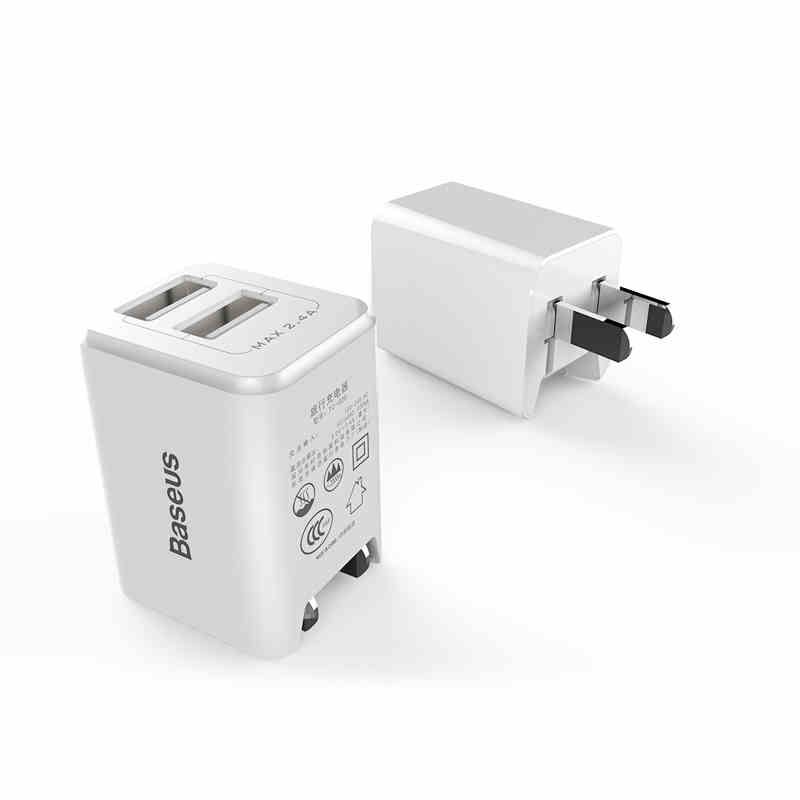 Baseus Dual Usb Charger 2 4a Fast Charge (2)