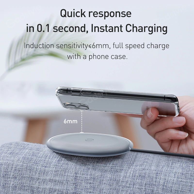 Baseus Jelly Wireless Charger 15w Fast Charging Qi Wireless Charger (3)