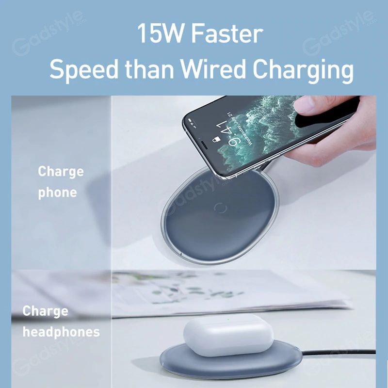 Baseus Jelly Wireless Charger 15w Fast Charging Qi Wireless Charger (4)