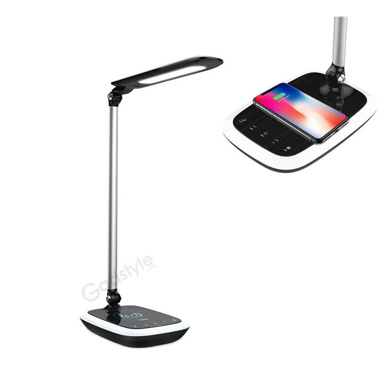 Hoco 5 Level Adjustable Brightness Eye Care Lamp With 5w Qi Wireless Charger (3)
