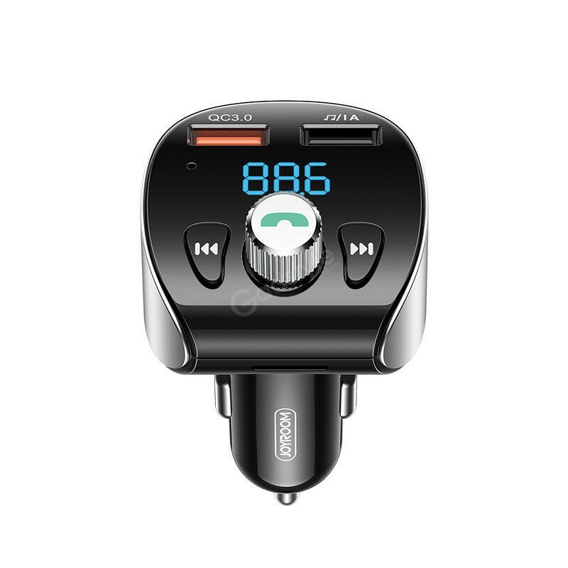 Joyroom 3 1a Fast Charge Dual Usb Car Charger With Audio Mp3 Player (3)
