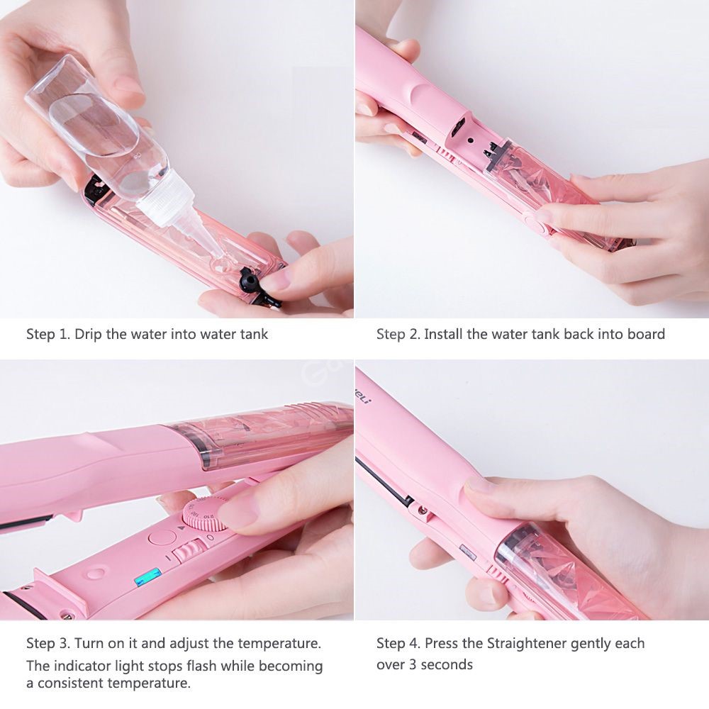 Xiaomi Yueli Hair Straightener Vapor Steam Curler (2)