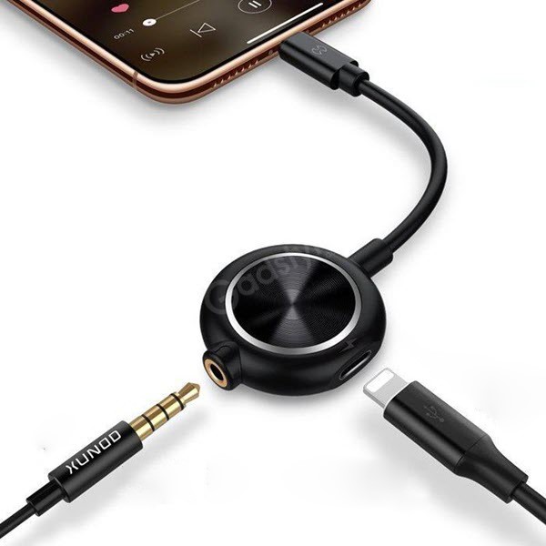 Xundd 3 In 1 Audio Adapter Lightning For Iphone
