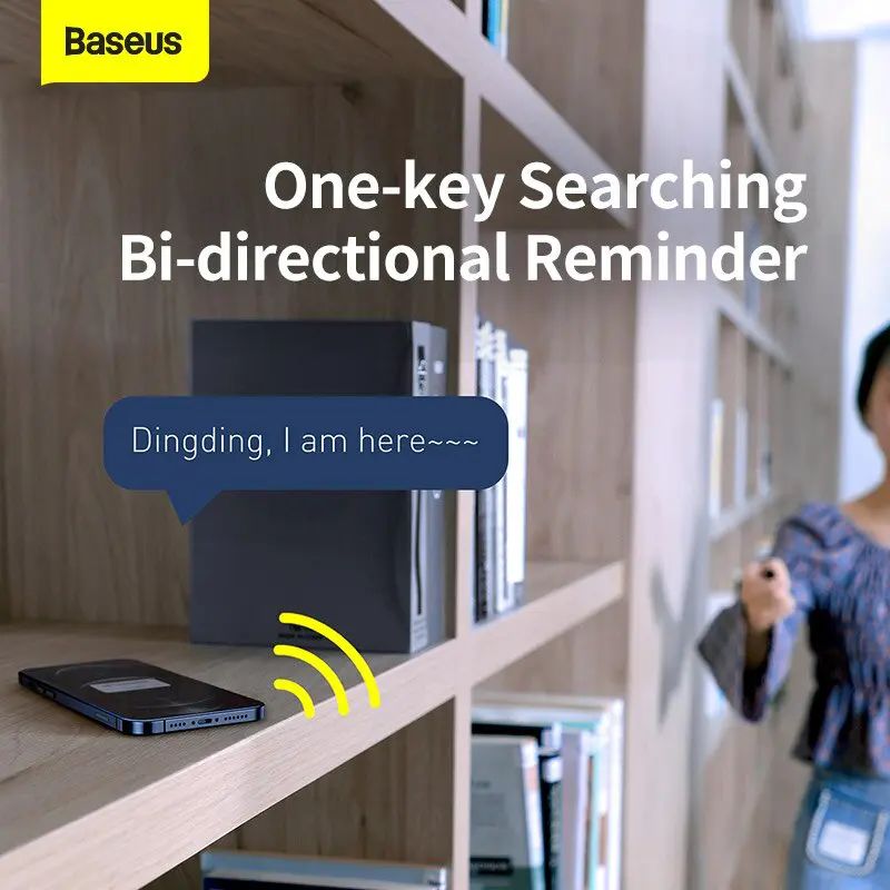 Baseus Anti Lost Tracker Wireless Smart Tracker Key Finder Alarm Tag
