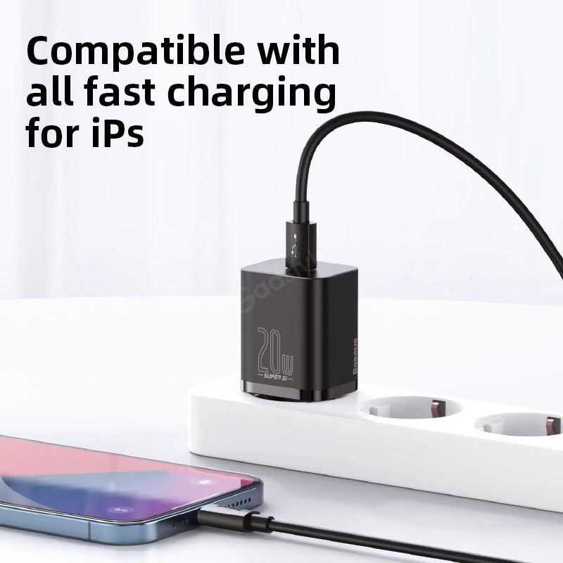 Baseus Super Si Quick Charger 1c 20w With Lightning Cable (1)