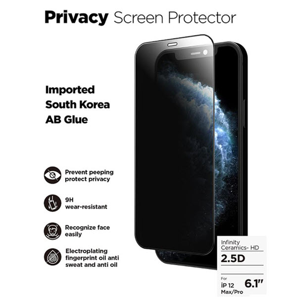 Joyroom Privacy Screen Protector For Iphone 12 12 Mini 12 Pro 12 Pro Max (2)