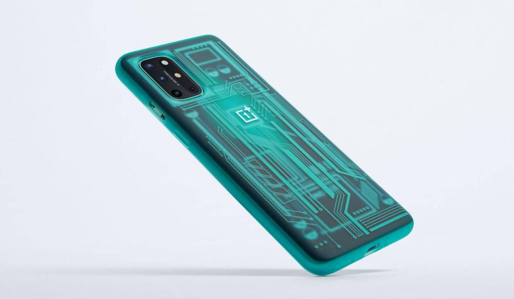 Oneplus 8t Quantum Bumper Case Cyborg Cyan (1)