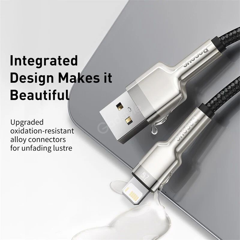 Baseus Cafule Series Metal Data Cable Usb To Iphone Lightning 2 4a (1)
