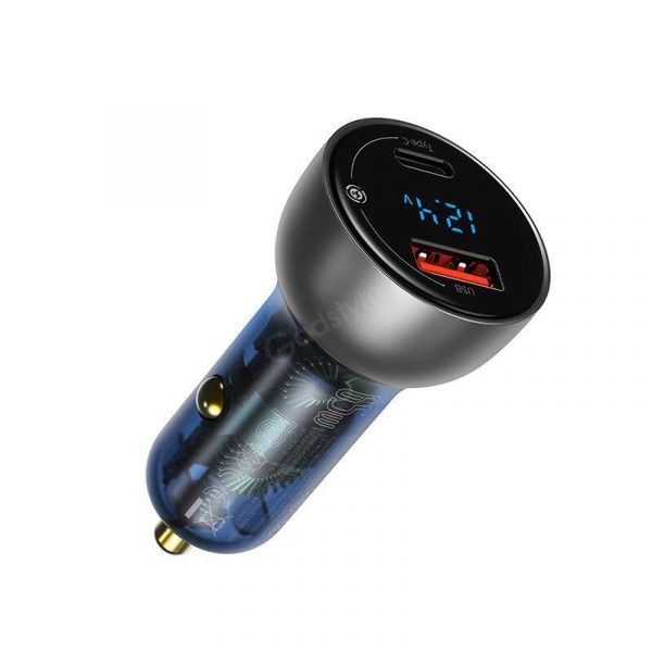 Baseus Car Charger 65w Particular Digital Display Qcpps Dual Quick Charger (7)