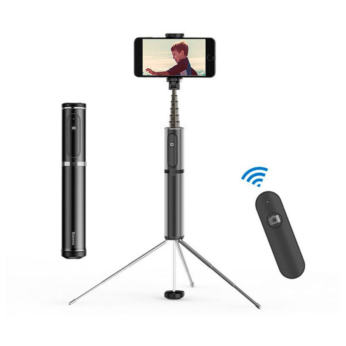 Baseus Foldable Bluetooth Control Selfie Stick With Tripod