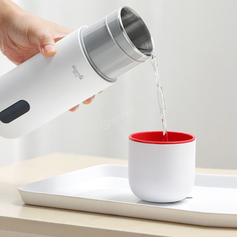 Xiaomi Deerma Electric Hot Water 350ml Stainless Steel Thermos Stew Kettle Cup (5)