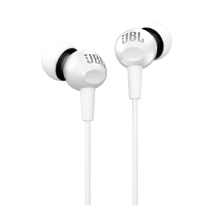 Jbl C100si In Ear Headphones With Mic White