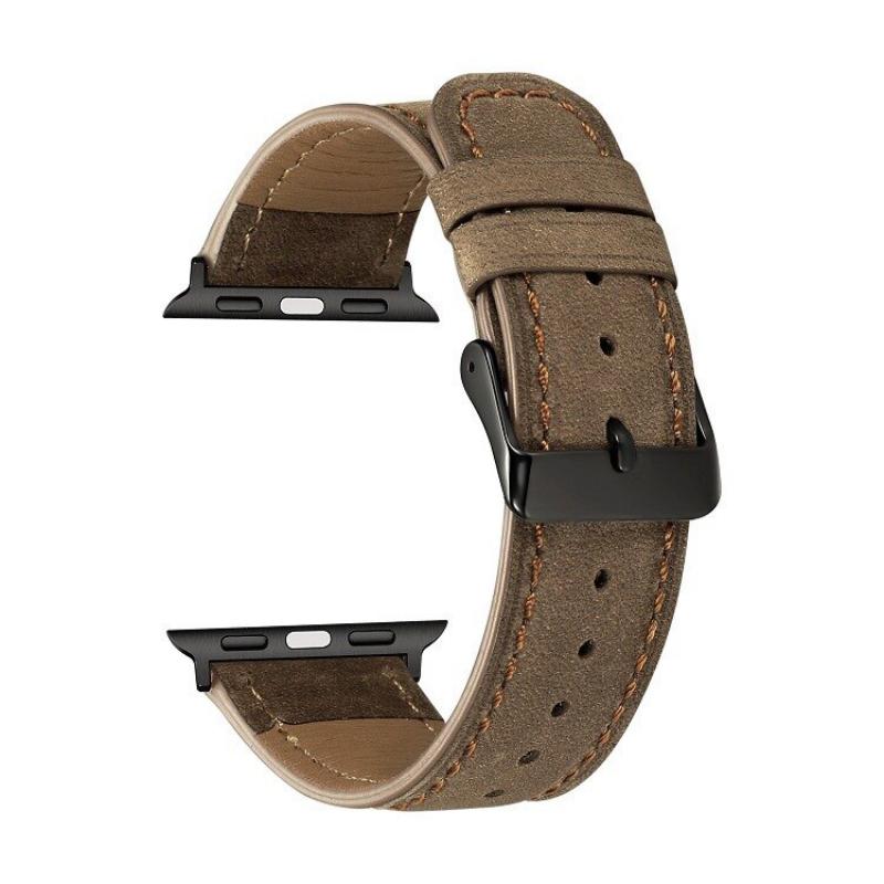 Leather Watch Strap For Apple Watch 42mm 44mm (4)