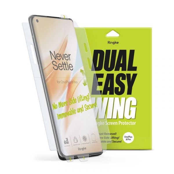 Ringke Dual Easy Film Oneplus 8 Pro Screen Protector (6)