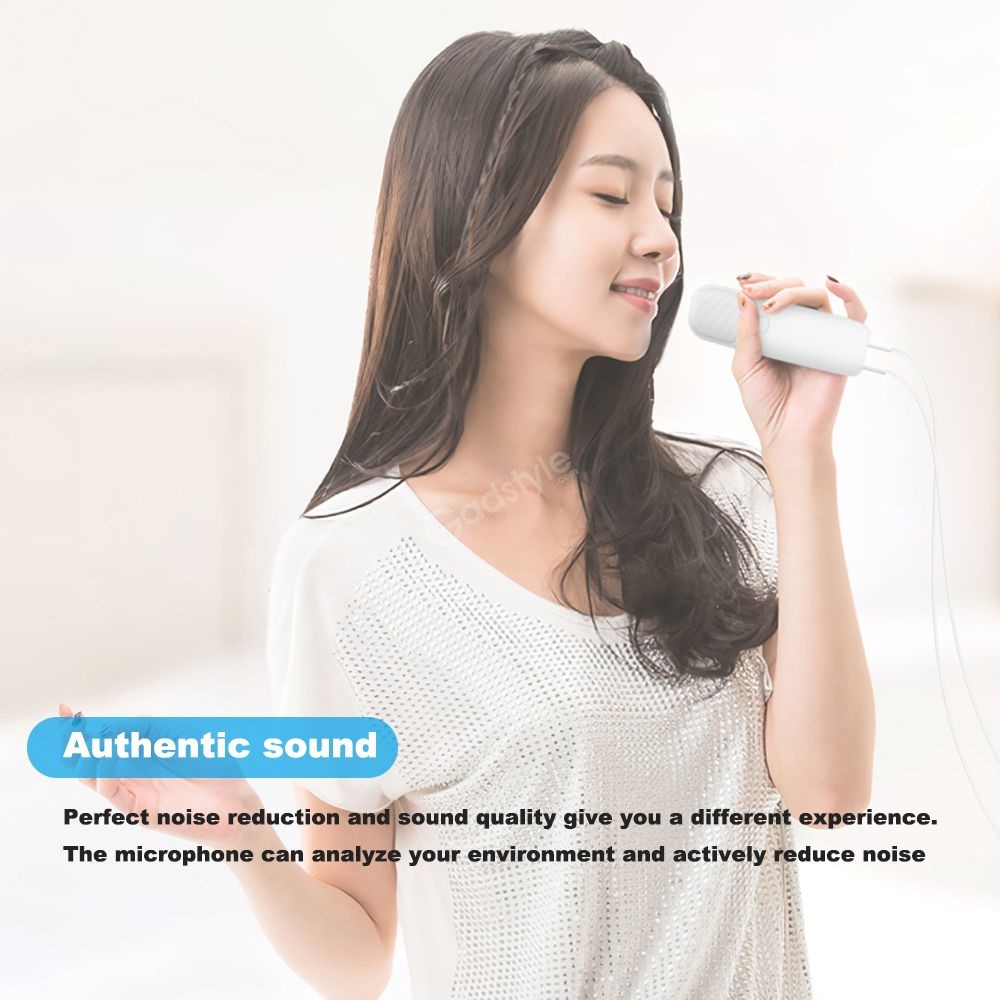 Xiaomi Portable Ultra Thin 3 5mm Wired Mini Microphone Compact Handheld Ktv Music Speaker (1)