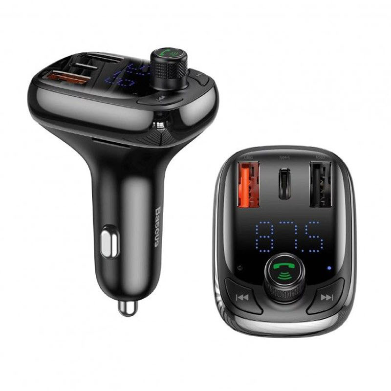 Baseus S 13 T Type Bluetooth Mp3 Car Charger Standard Edition (5)