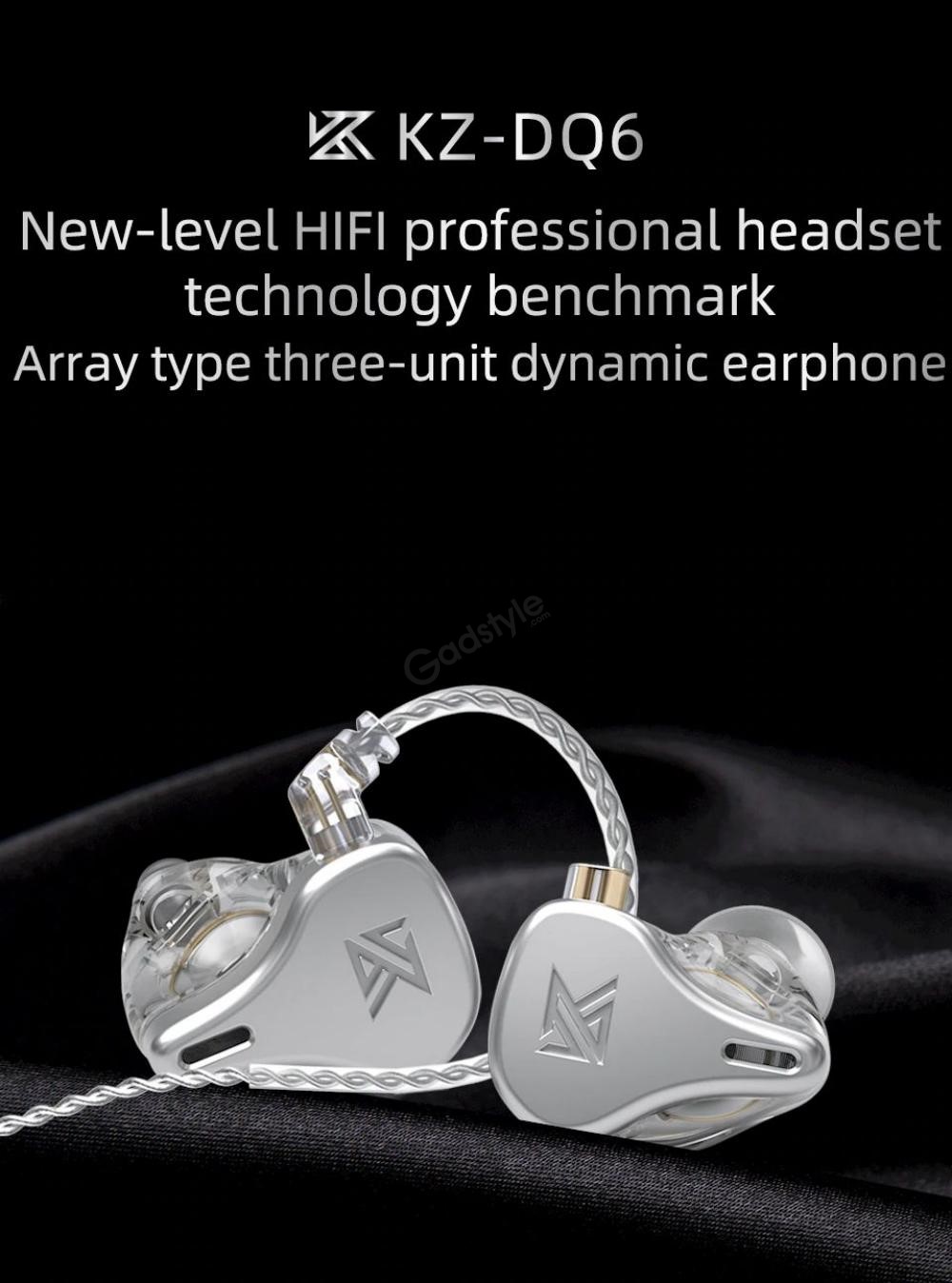 Kz Dq6 3dd Array Type Hifi In Ear Earphones (1)